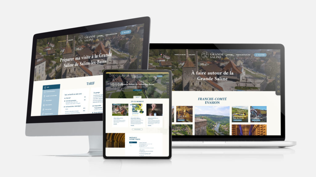 Refonte du site web de la Grande Saline de Salins-les-Bains