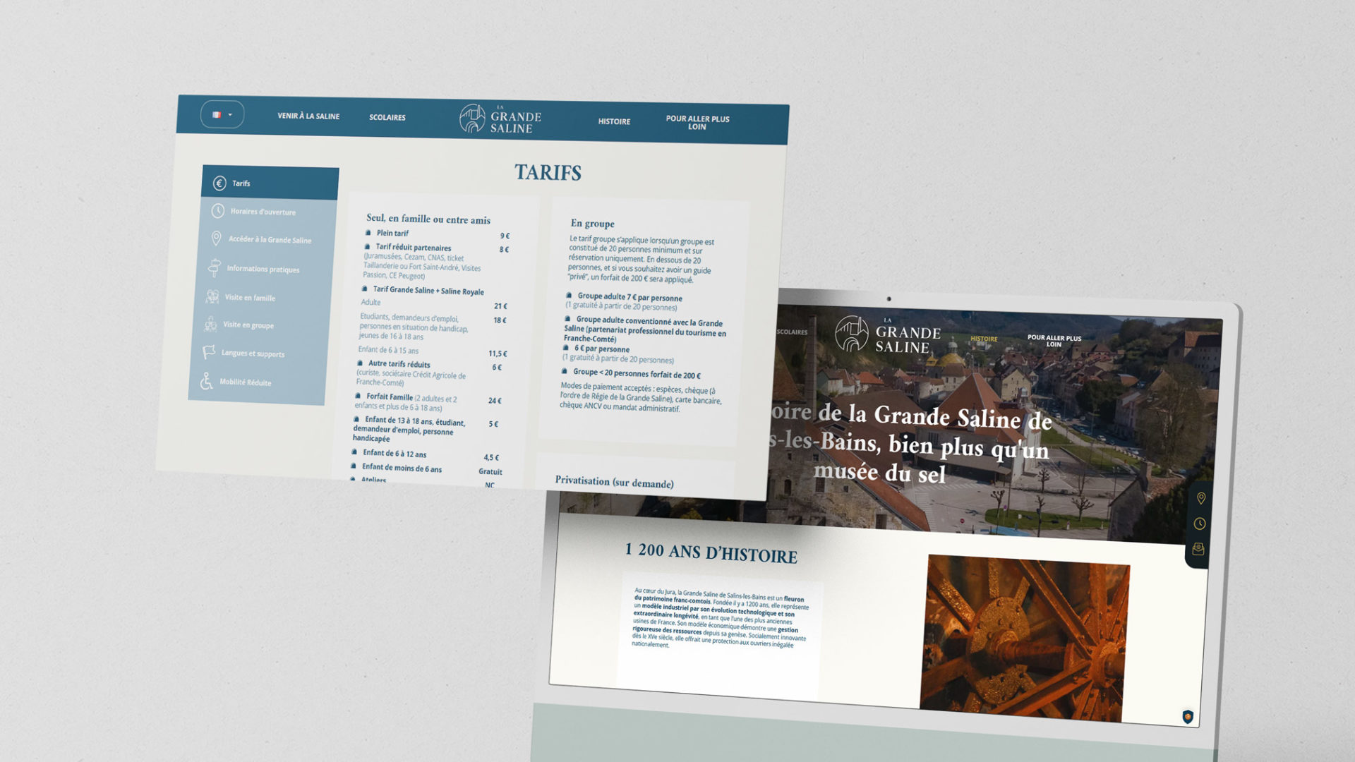 Site web de la Grande Saline de Salins-les-Bains