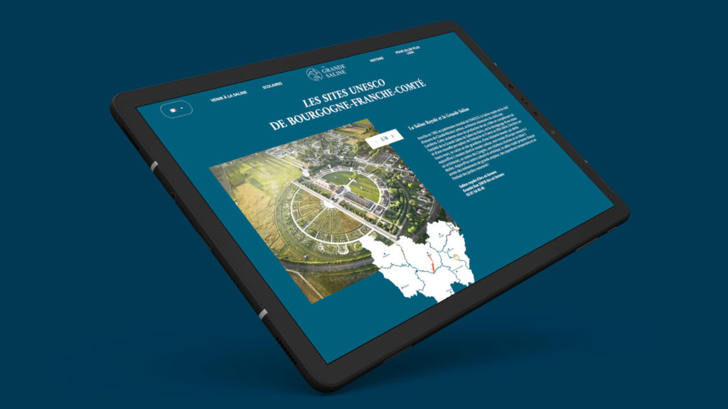 Création du site internet de la Grande Saline de Salins-les-Bains