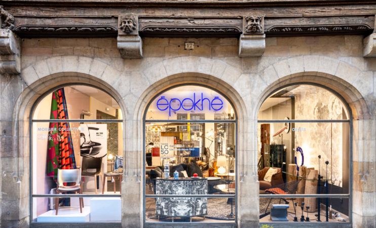 Epokhe, Devanture du magasin, rue Verrerie à Dijon