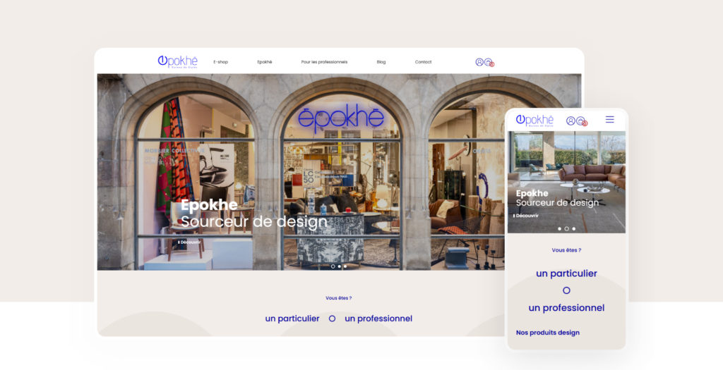 Conception et développement de la boutique en ligne Epokhé