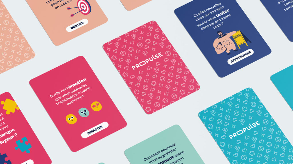Jeu de cartes dédié à la communication - Propulse